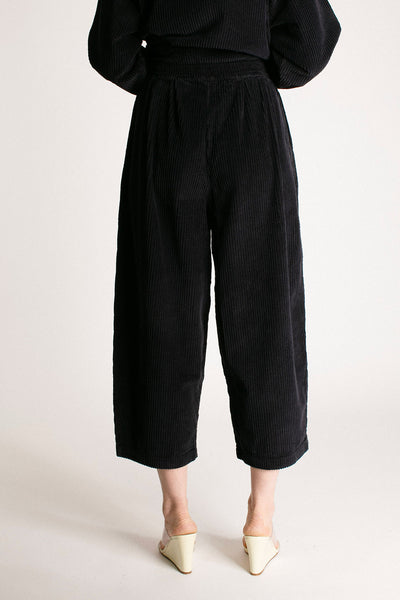 Dark Navy Corduroy Wide Pant