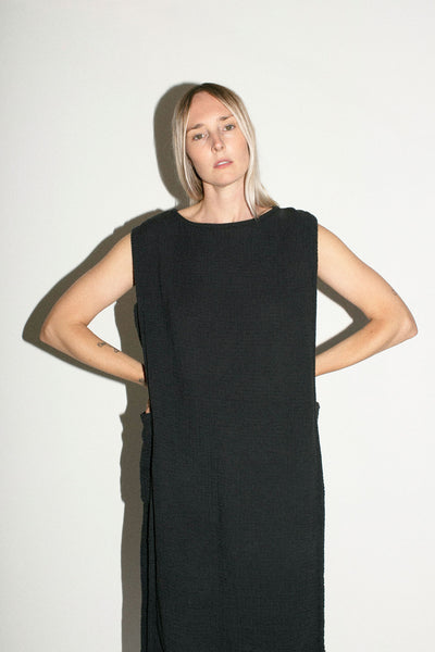 Graphite Side Corded Dress