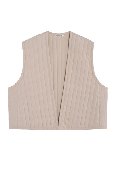 Ivory Quilted Vest