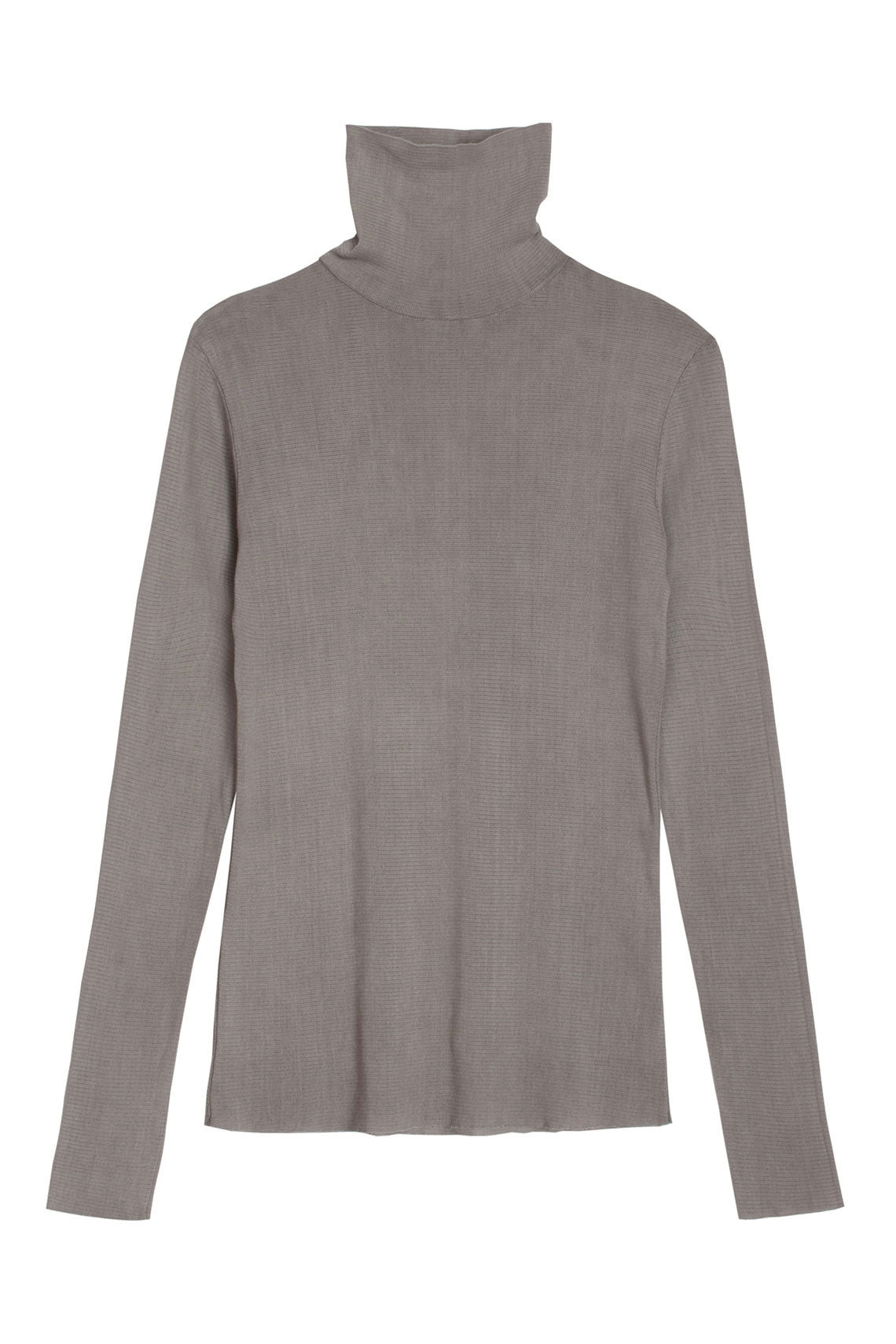 Limestone Double Mesh Turtleneck