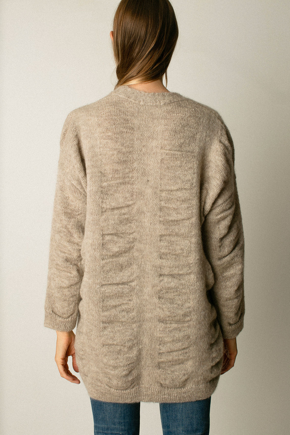 Natural Waterfall Cardigan