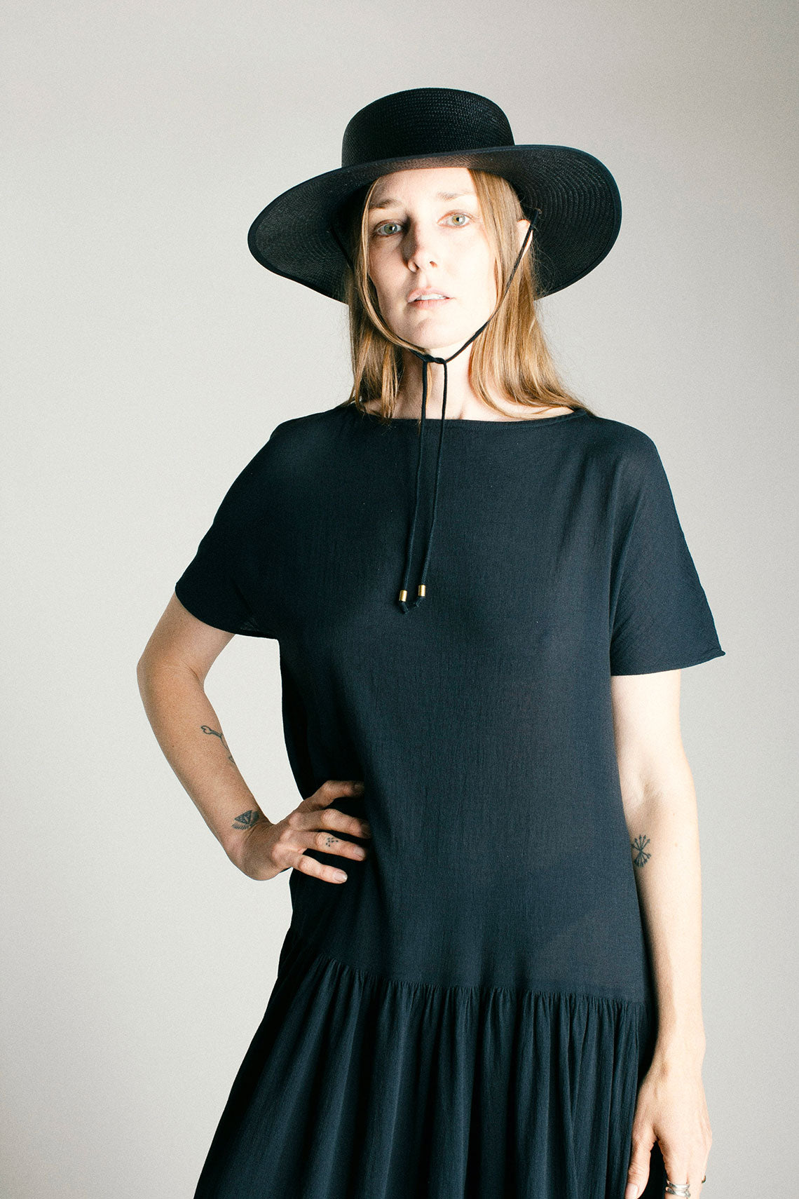 Black Crane - Sumi Black New Easy Dress – BONA DRAG