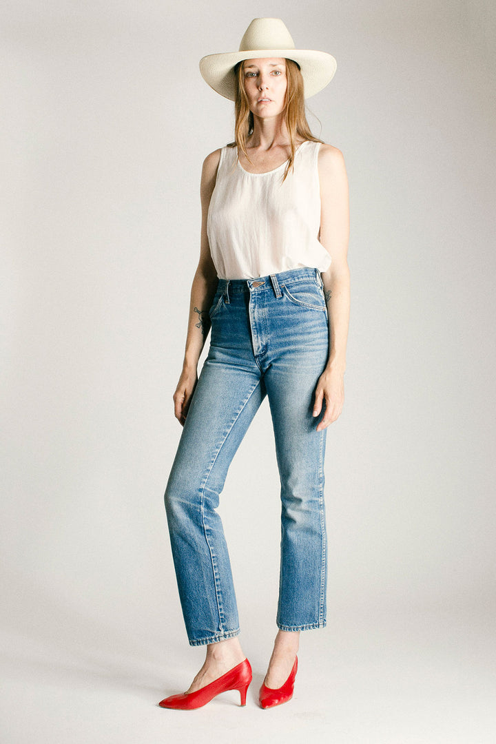 Black Crane - White Loose Tank – BONA DRAG