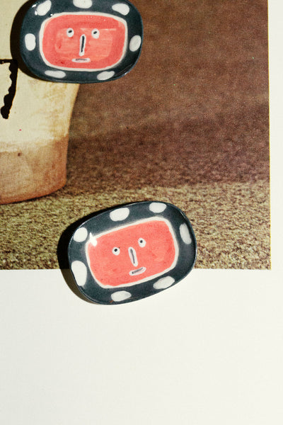 Miniature Red Platter