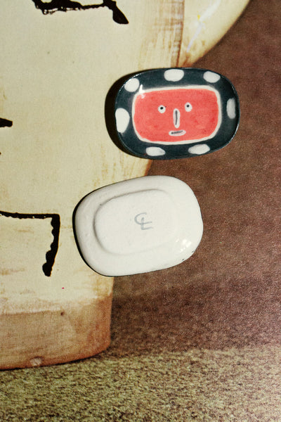 Miniature Red Platter