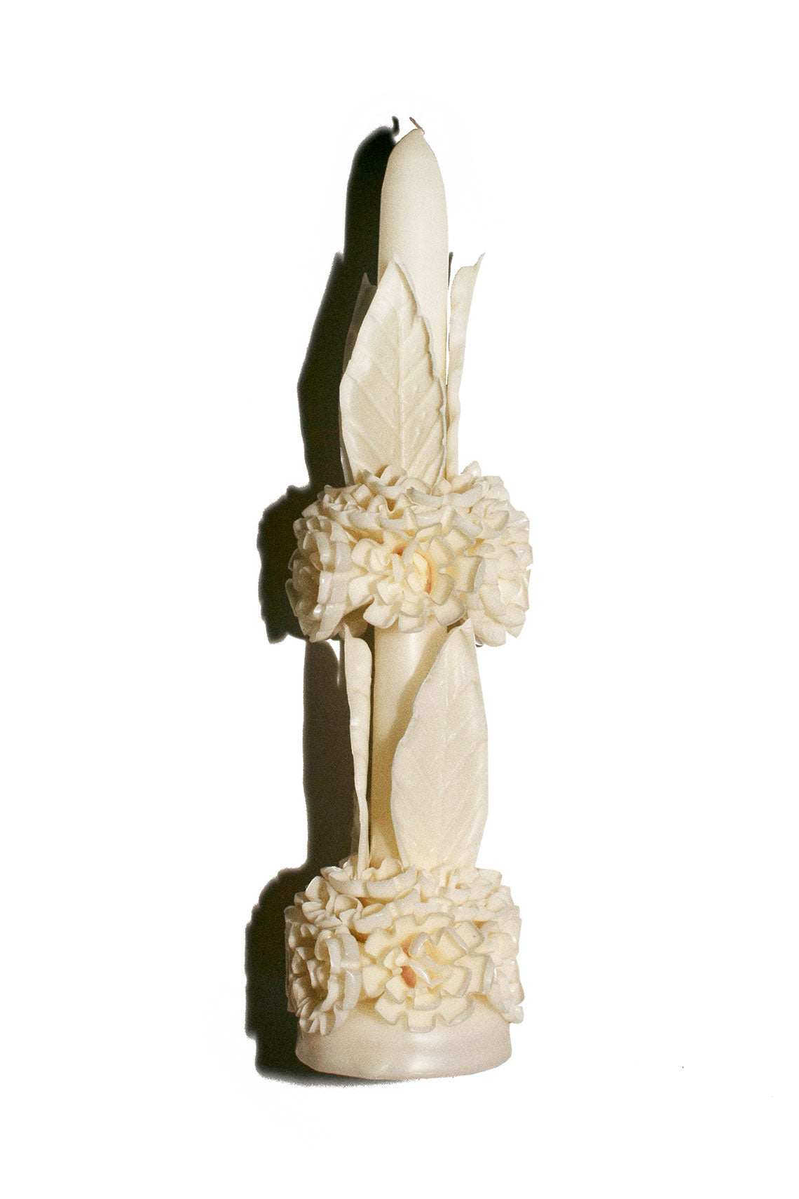 Ivory Double Pom Candle
