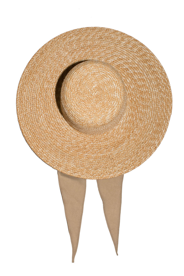 Clyde Wide Brim Flat Top Hat Shade – BONA DRAG