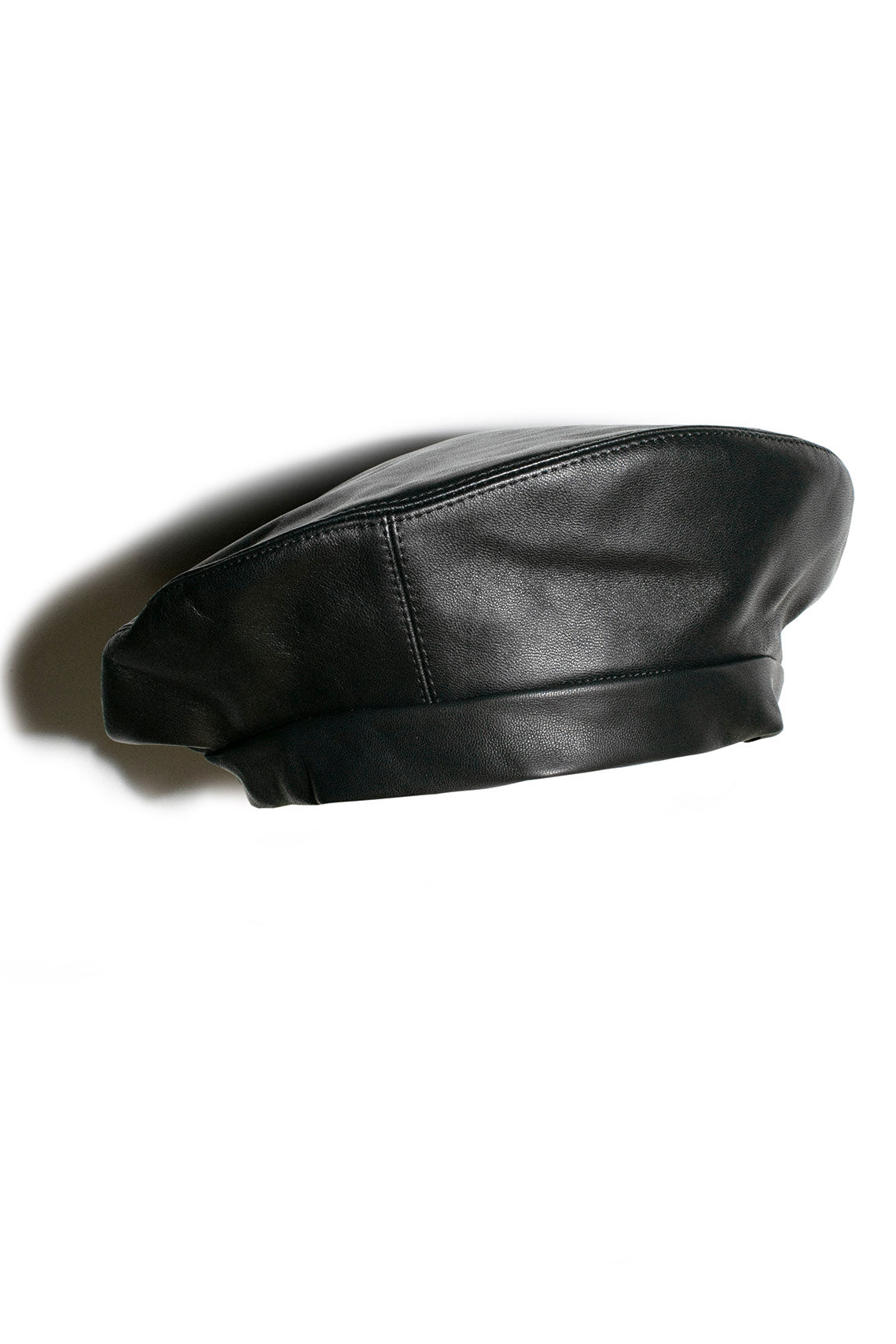 Clyde - Black Lambskin Beret – BONA DRAG