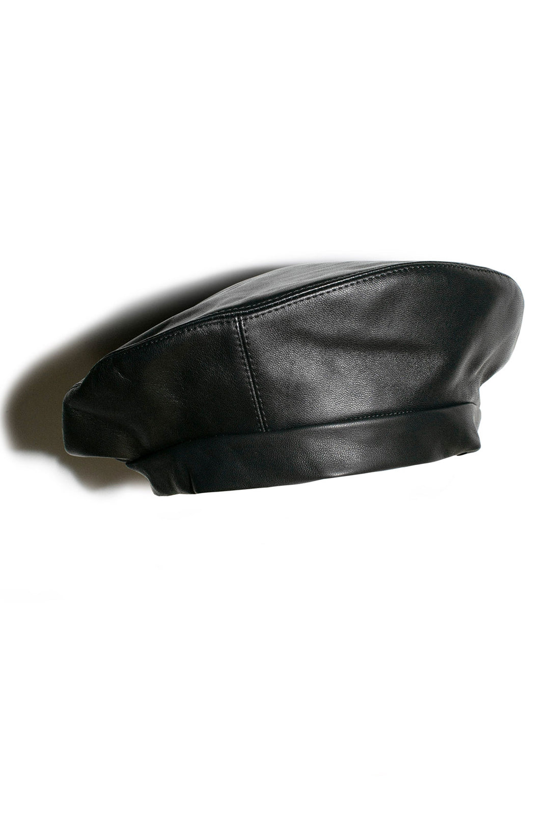 Clyde - Black Lambskin Beret – BONA DRAG