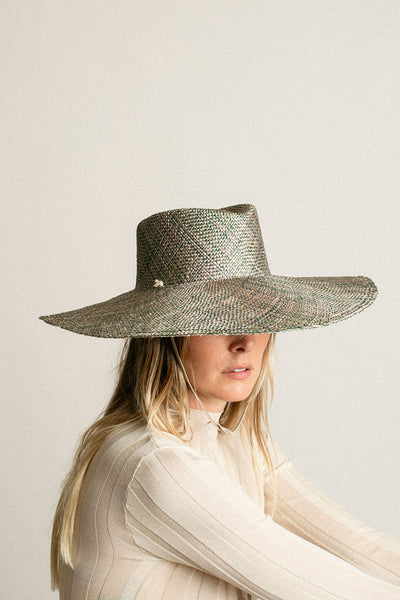 Olivine Dai Hat with Tie