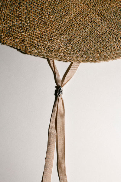 Seagrass Dia Hat with Tie