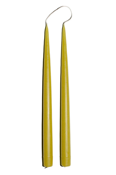13" Chartreuse Tapers