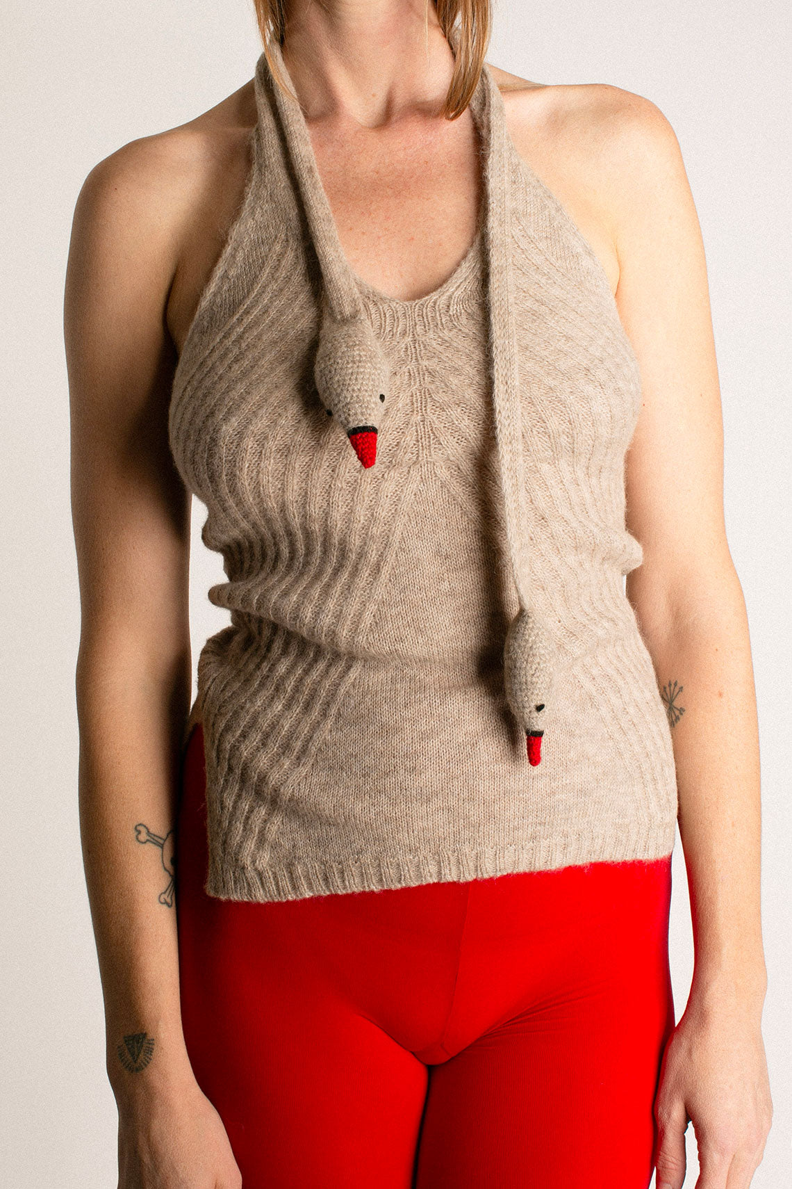 Oatmeal Swan Halter