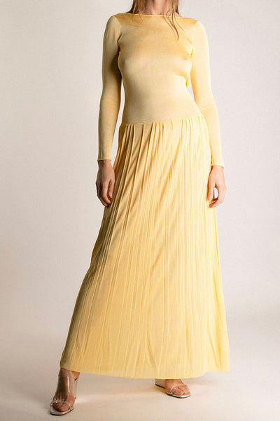 Pale Yellow Kingsley Dress