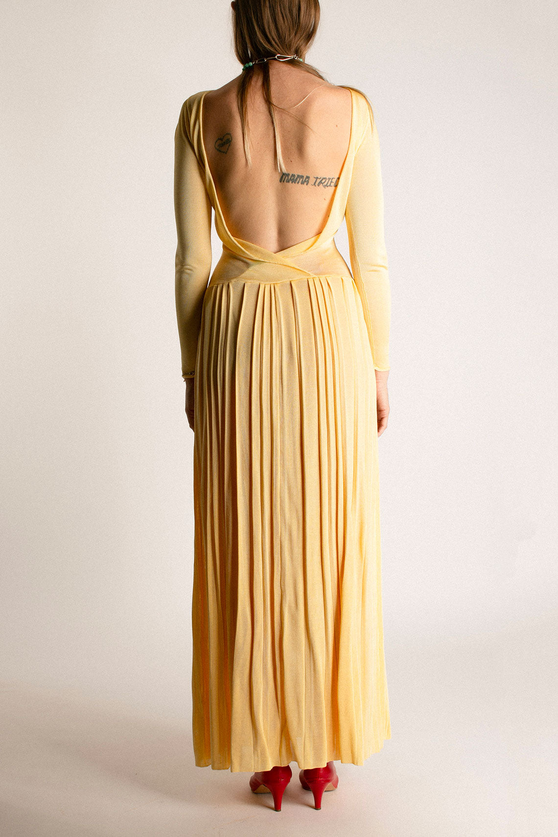 Pale Yellow Kingsley Dress