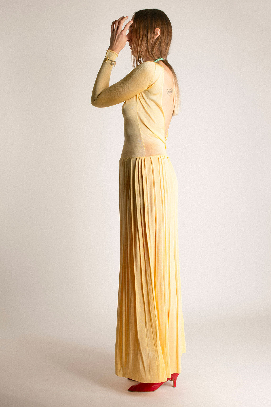 Pale Yellow Kingsley Dress