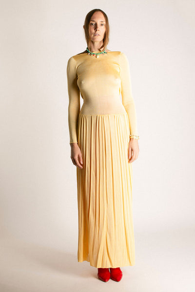 Pale Yellow Kingsley Dress