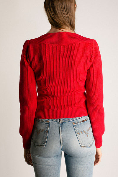 Rosso Ribcage Boatneck