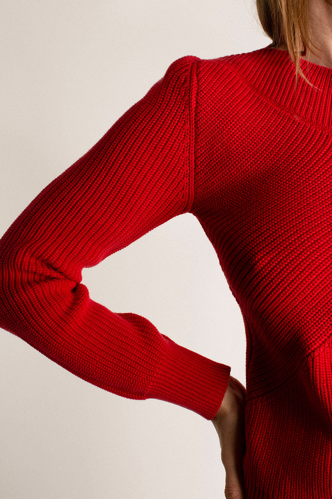 Rosso Ribcage Boatneck
