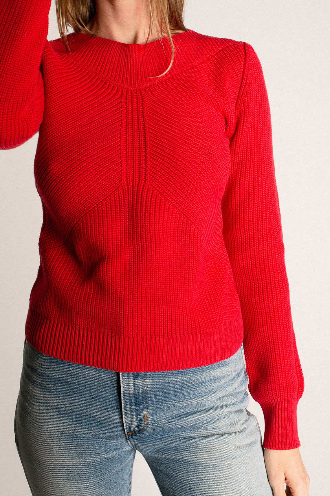 Rosso Ribcage Boatneck