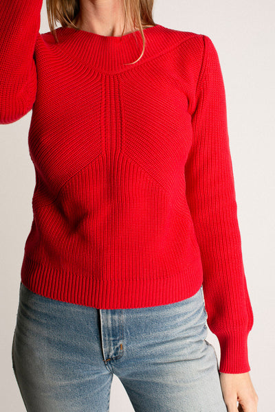 Rosso Ribcage Boatneck