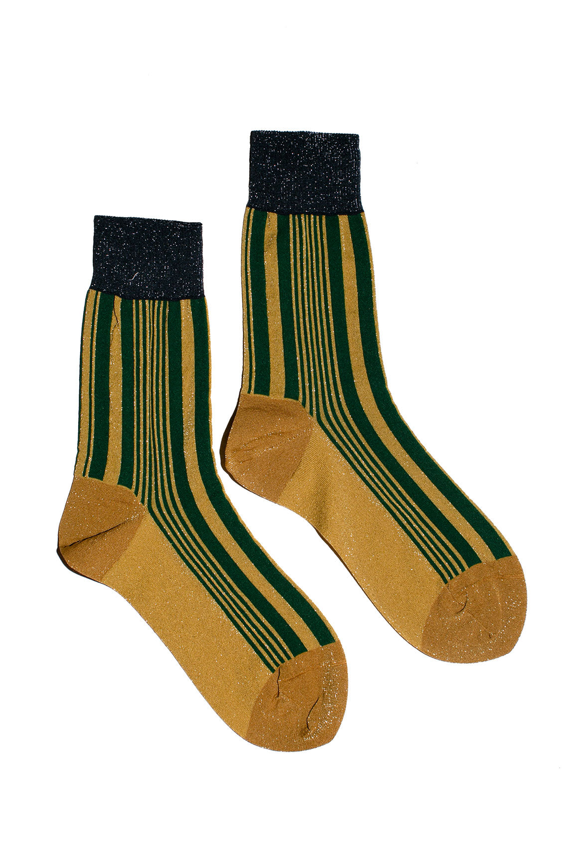 Lemon Shimmer Stripe Crew