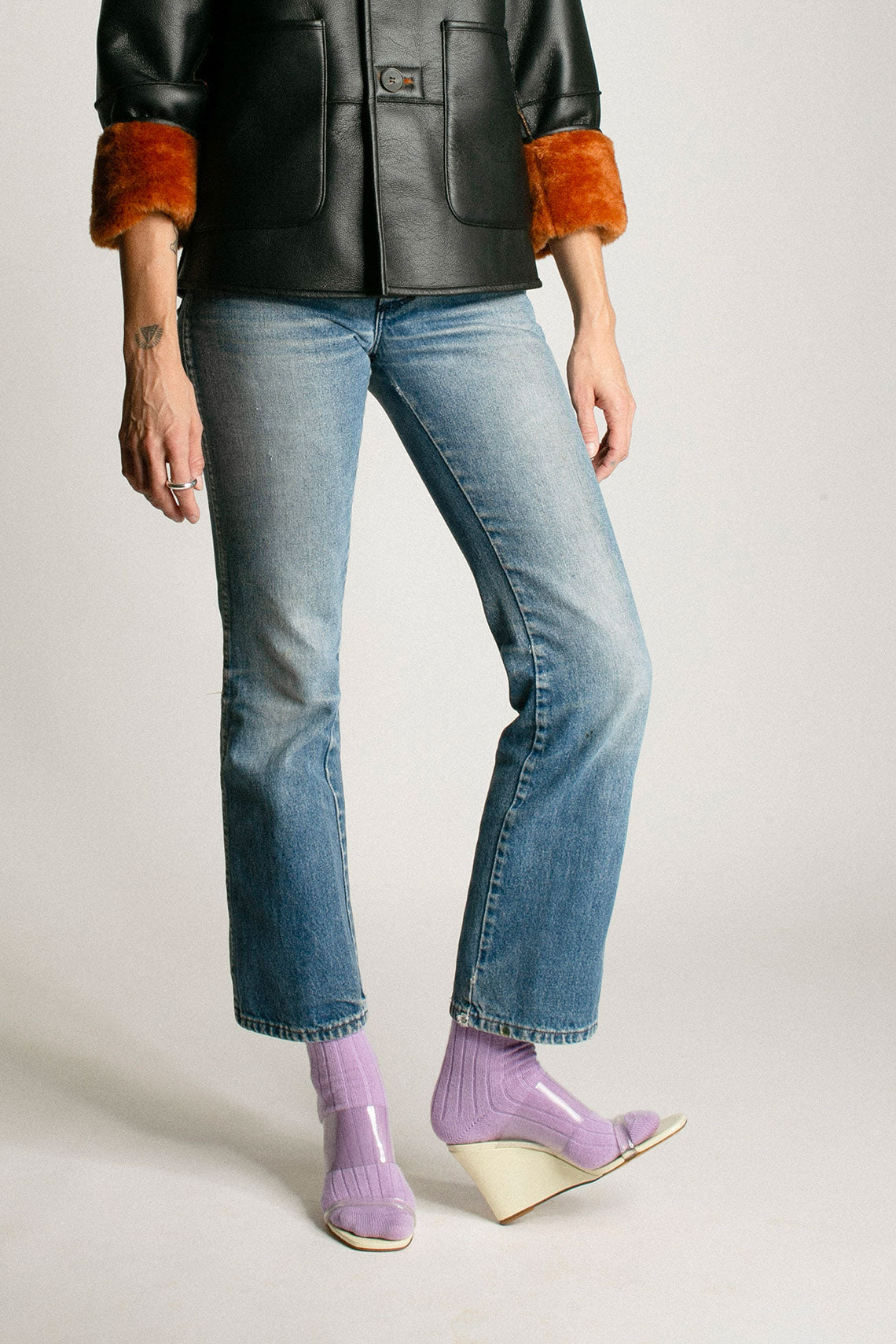 Lilac Italia Cashmere Crew