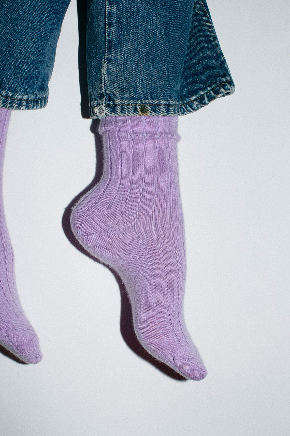 Lilac Italia Cashmere Crew