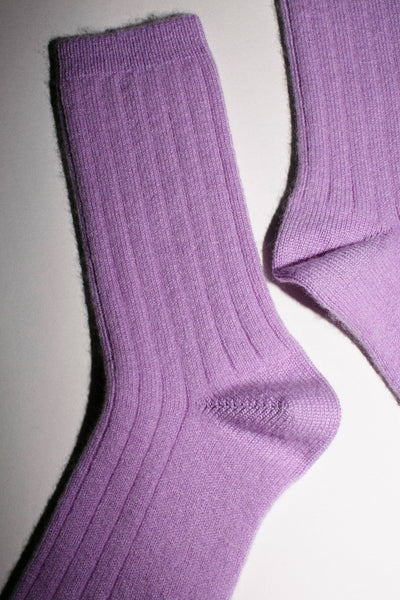 Lilac Italia Cashmere Crew