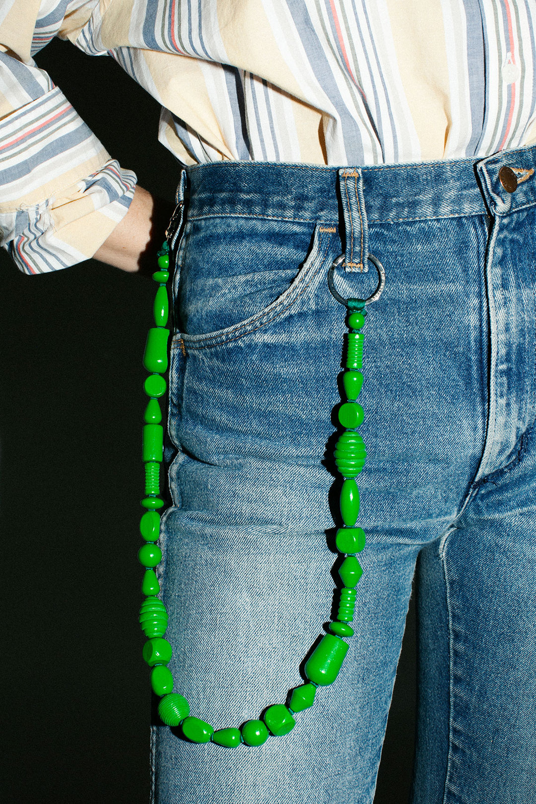 Ina Seifart - Green Perlen Mix Long Keyholder – BONA DRAG