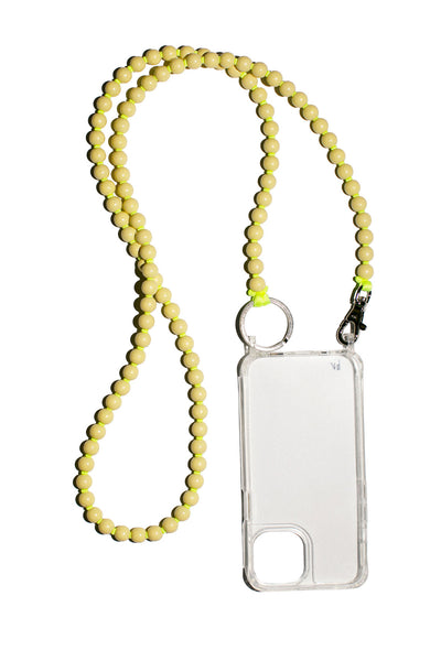 Pastel & Neon Yellow Handykette Iphone Necklace