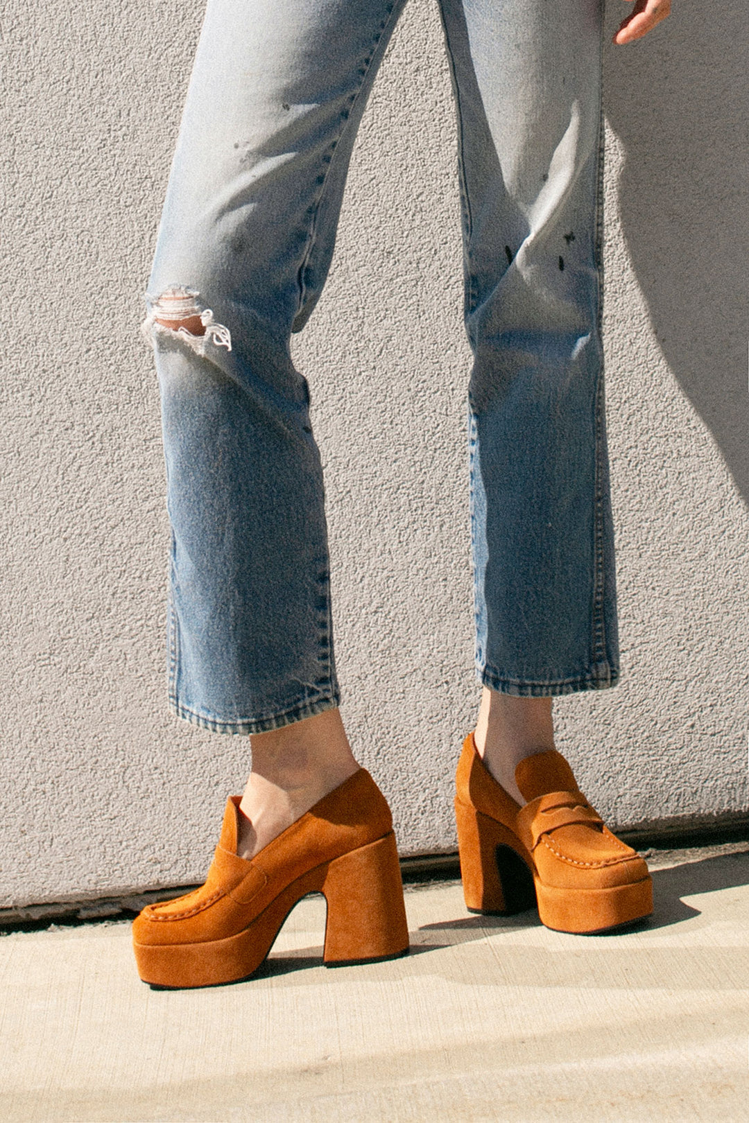 SALE 80% OFF - Intentionally Blank - Canyon Lindo Platform Loafer