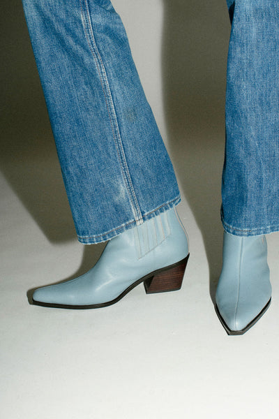 Dusty Blue Hillary Western Boot