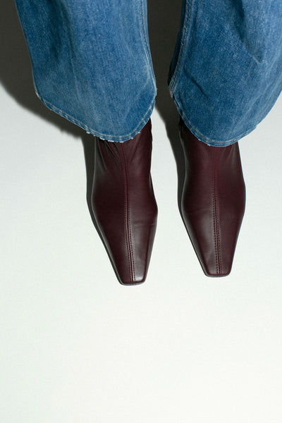 Maroon Carlton Ankle Boot