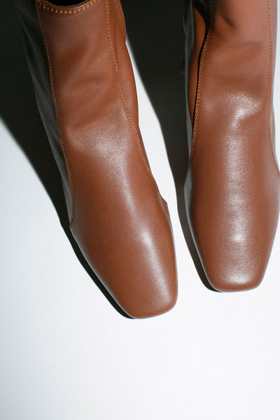 Tan Combo Ankle Boot