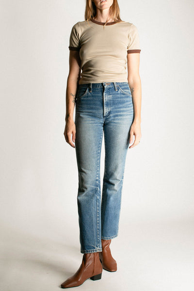 Tan Combo Ankle Boot