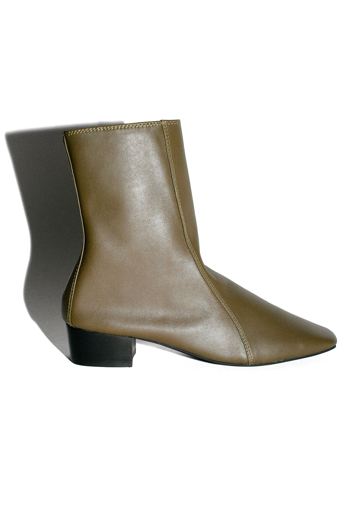 Khaki Combo Ankle Boot