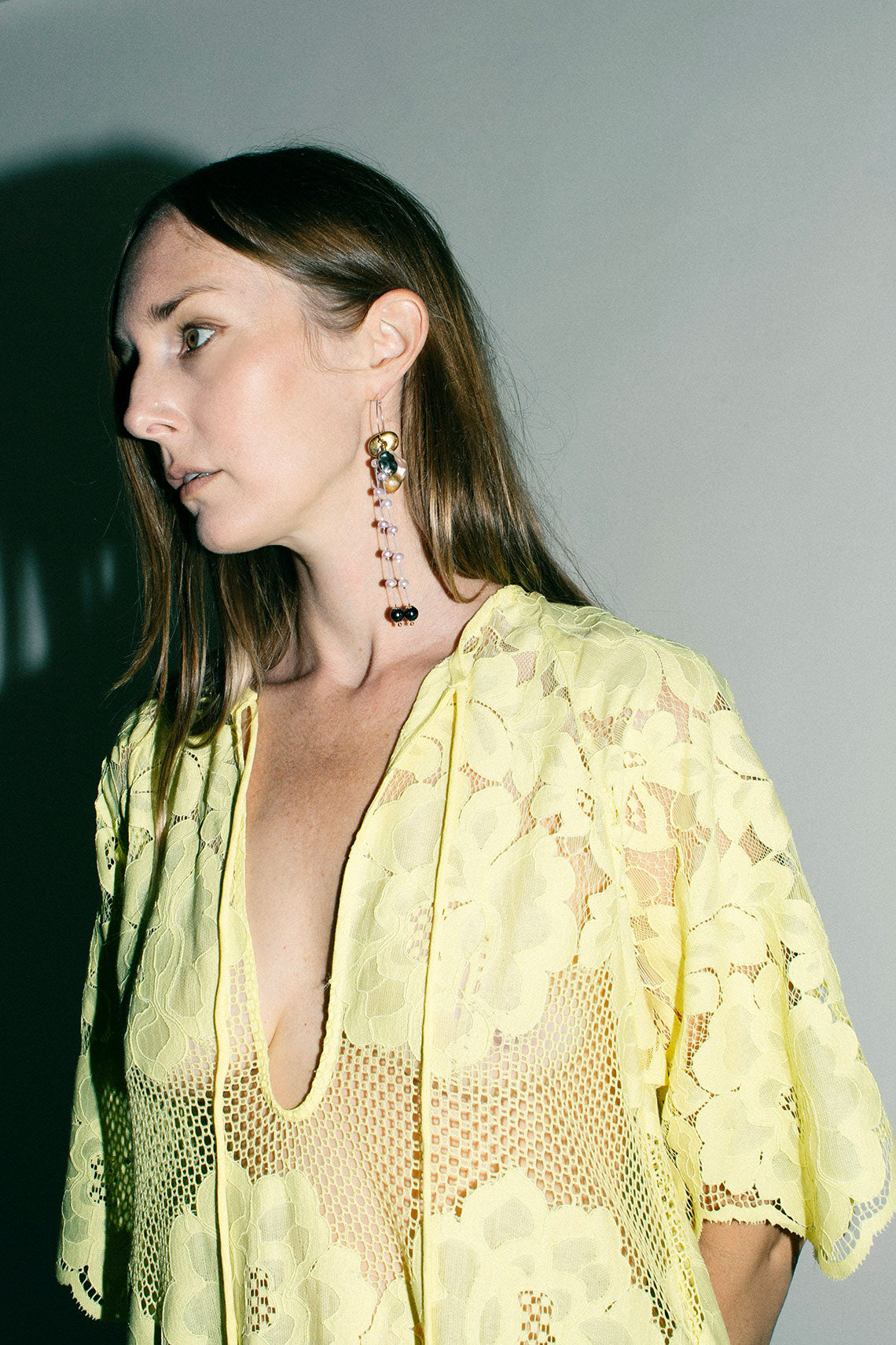 Lunar Martian Earring