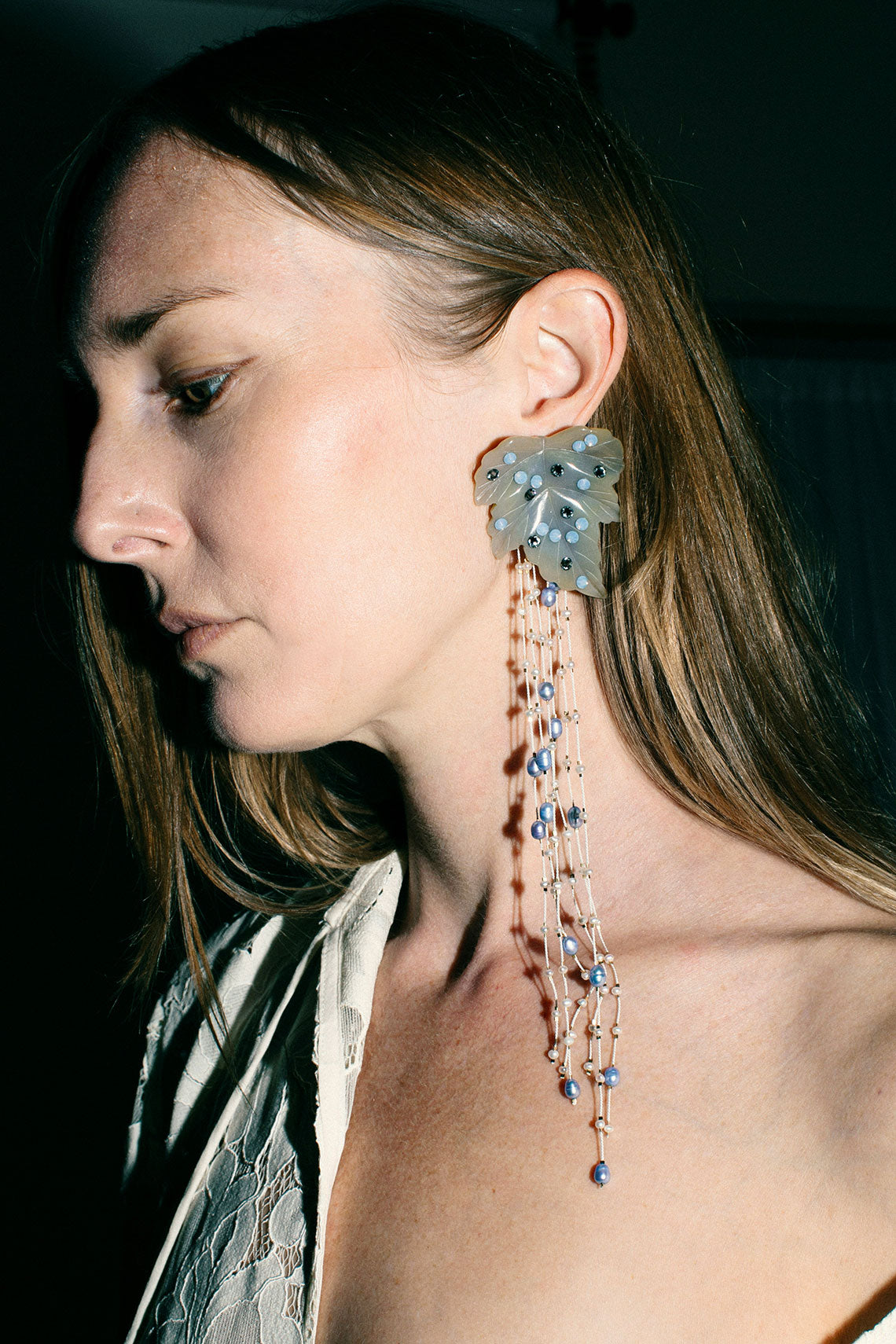 H2O Rain Pearl Earring