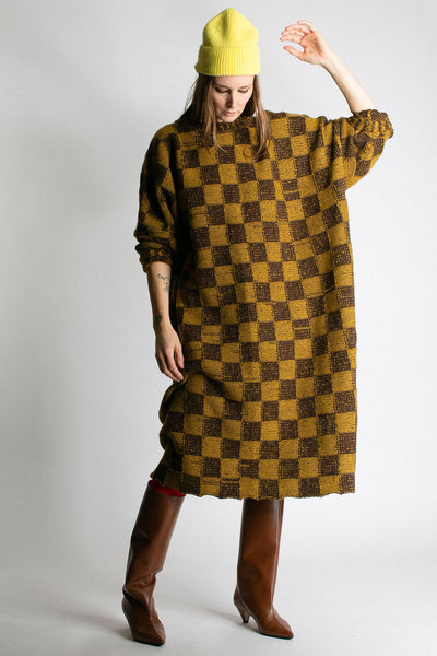 Chessboard Dixon Knit Dress