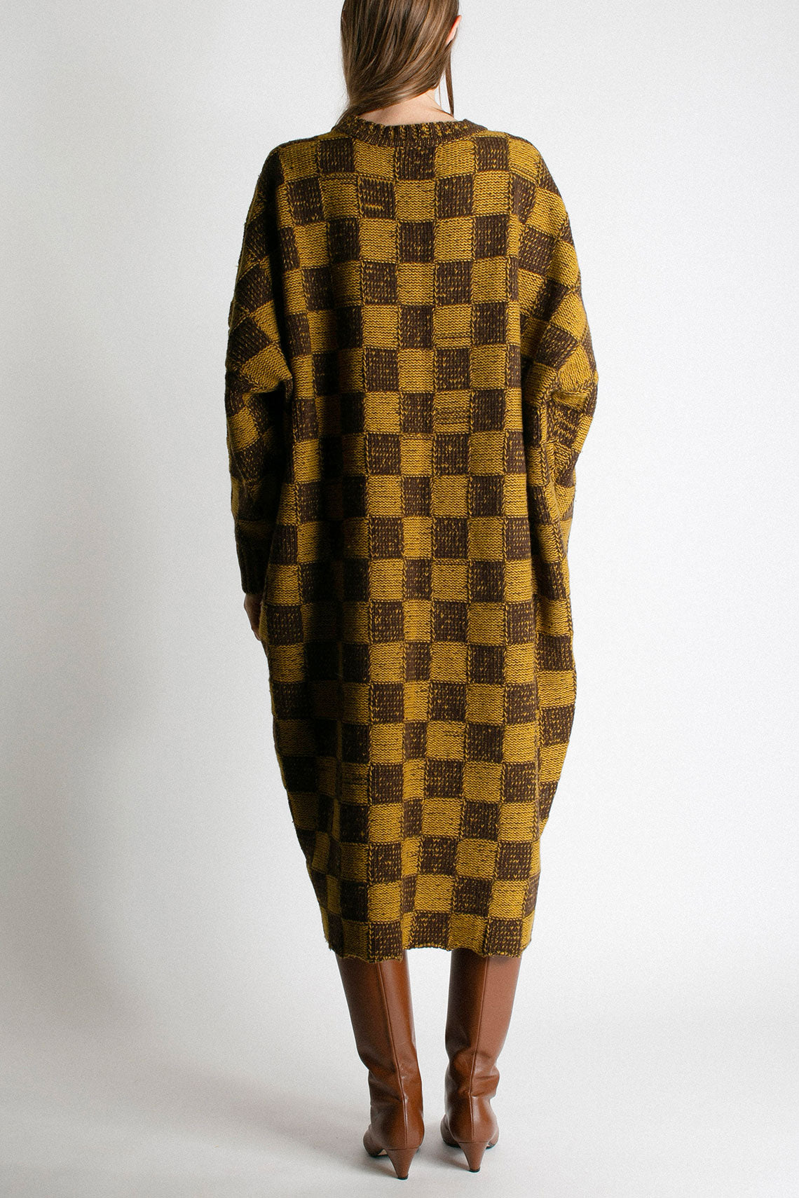 Chessboard Dixon Knit Dress