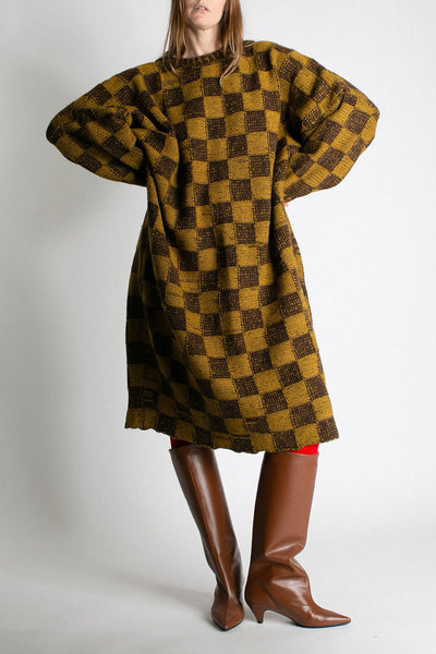 Chessboard Dixon Knit Dress