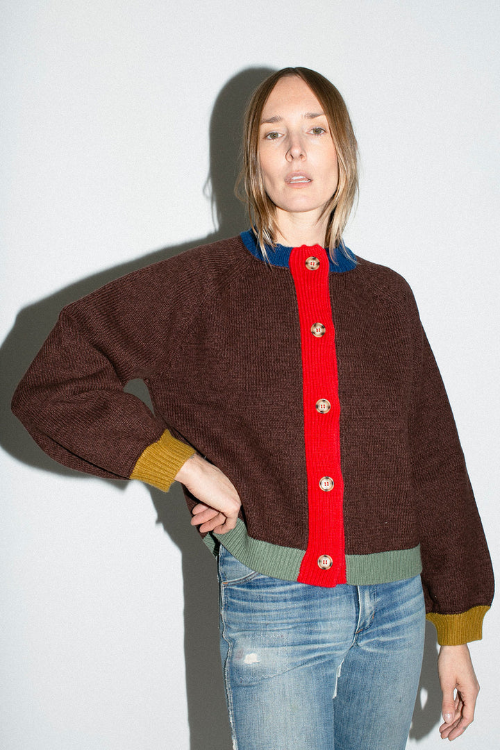 L.F. Markey - Chocolate Ives Cardigan – BONA DRAG