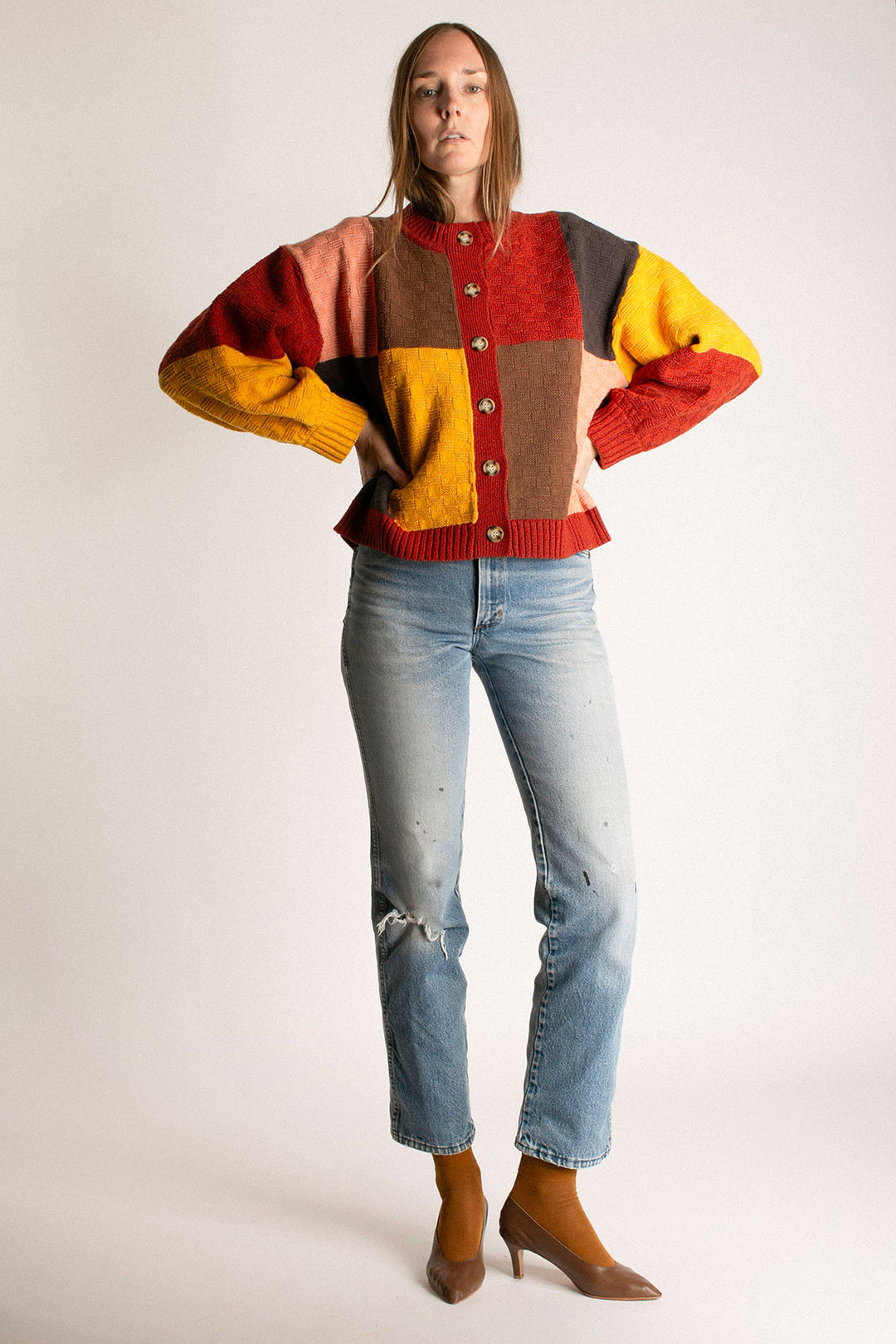 L.F. Markey - Lonny Colorblock Cardigan – BONA DRAG