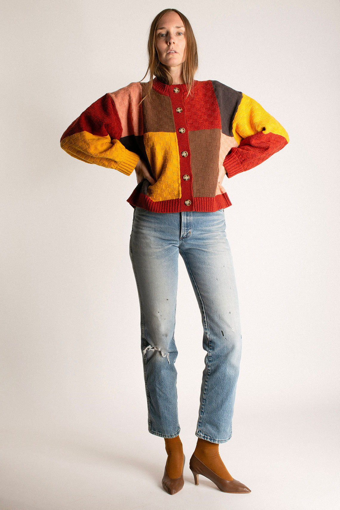 Lonny Colorblock Cardigan