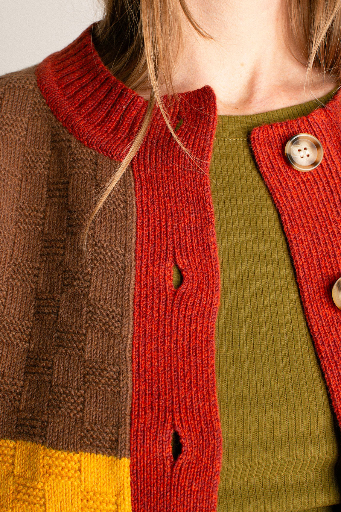 Lonny Colorblock Cardigan