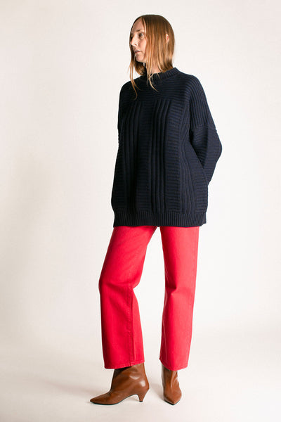 Navy Cassian Knit