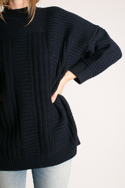 Navy Cassian Knit