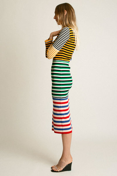 Stripes Cecil Dress