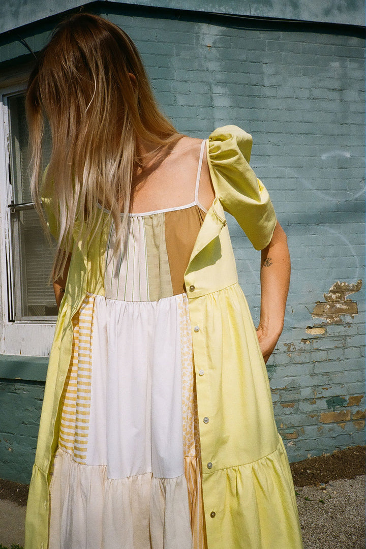 La Réunion - Citrine Patchwork Dress – BONA DRAG